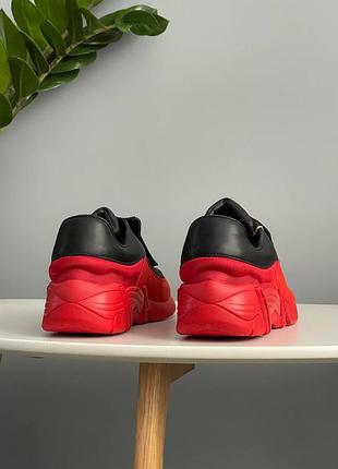 Adidas x raf simons antei red black 7
