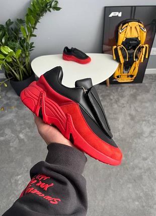 Adidas x raf simons antei red black 4