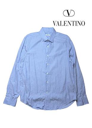 Мужская рубашка valentino / голубая классическая рубашка валентино