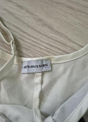 Майка для сна intimissimi с кружевом 4