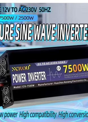 Преобразователь напряжения/инвертор/ 12v на 220v мощностью от 2500kw до 7500 kw