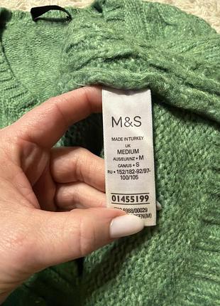 Свитер кофта женская m&s теплая 5