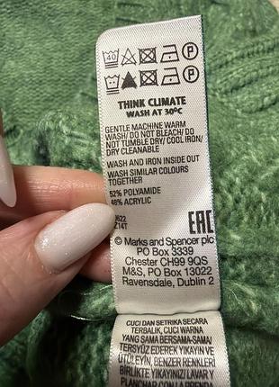Свитер кофта женская m&s теплая 6