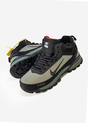 Nike rivah gore-tex winter fur khaki black 6