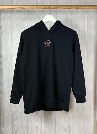 Paul shark center logo гарне худі в чорному кольорі розмір 16