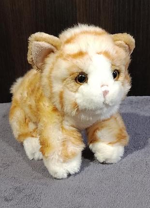 Кот, котик ,котенок рыжий реалистичный, softtoys ,швеция