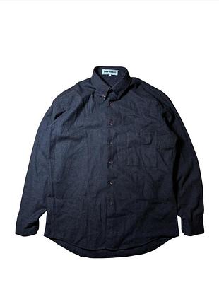 Мужская винтажная шерстяная рубашка new-boxer (made in italy) old money