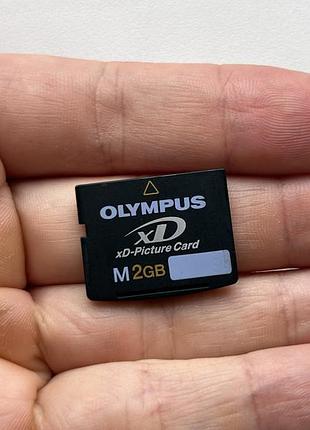 Флеш карта флешка olympus xd m 2gb xd-picture card