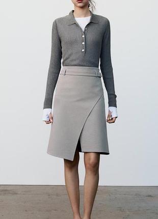Спідниця асиметрична zara p.s
