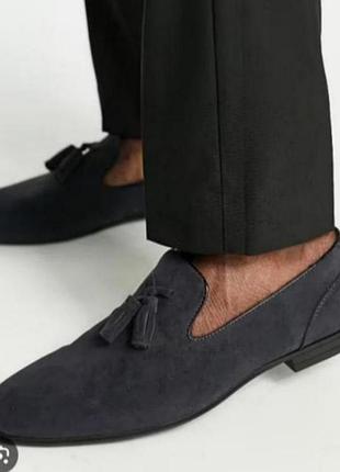 Туфли лоферы из искусственной замши asos design раз. 43 (укр.)