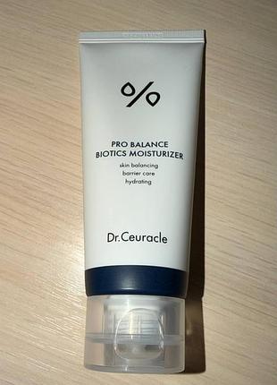 Крем для обличчя dr.ceuracle pro balance biotics moisturizer зволожувальний з пробіотиками 100 мл
