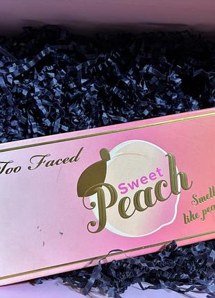 Палетка тіней too faced sweet peach 5