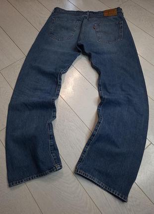 Levis 501 базові оригінальні чоловічі джинси левайс штани чоловічі сині джинси