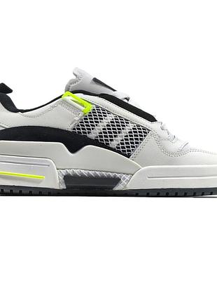 Adidas forum mod low white black lime 9