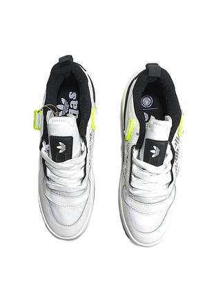 Adidas forum mod low white black lime 8