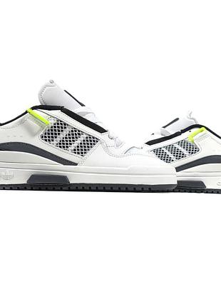 Adidas forum mod low white black lime 3
