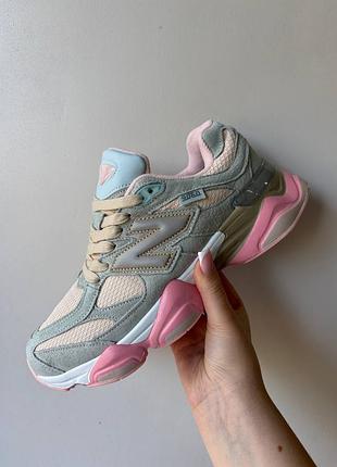 Термо кросівки new balance 9060 pink goretex