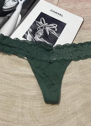 Victoria’s secret круті зелені стрінги з мереживом