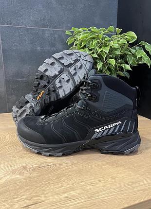 Трекінгові черевики scarpa rush trk gtx black / gore-tex (розмір 41, устілка 27 см)