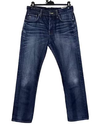 Мужские джинсы g-star raw 3301 regular straight (w33 / l32) оригинал синие