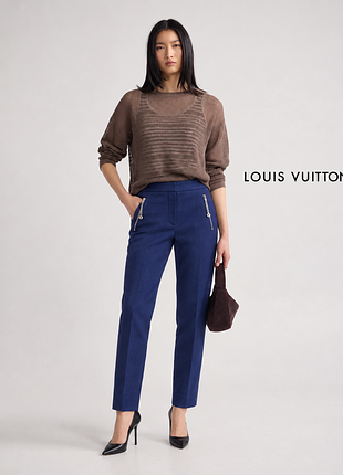 Louis vuitton неймовірно шикарні брюки штани від всесвітньо відомого бренду