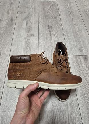 Чоловічі демісезонні черевики timberland graydon leather chukka