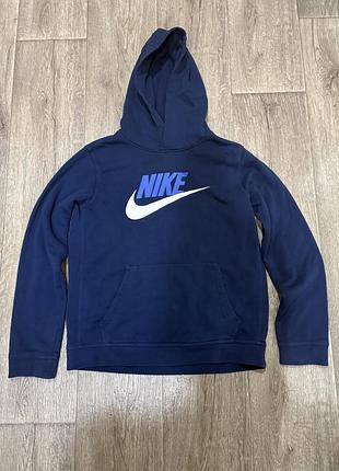 Чоловіче худі nike темно-синє, розмір s-m