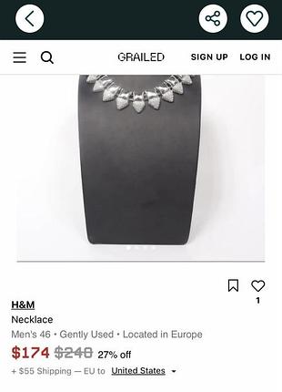 Колье чокер h&m limited collection 4