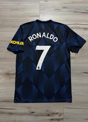Футболка манчестер юнайтайтед адедас adidas manchester united 21/22 third jersey ronaldo 7, m, оригинал