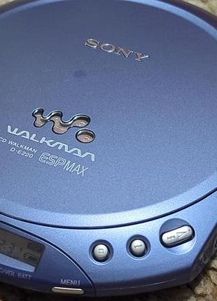 Sony cd walkman d-e220 esp max cd плеер y2k
