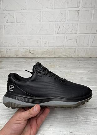 Крутые кожаные кроссовки ecco waterproof