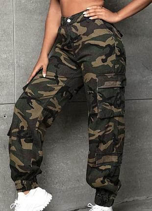 Штани military камуфляжні унісекс bandit sportwear, розмір 31