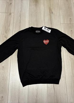 Світшот comme des garçons чорного кольору, розмір s