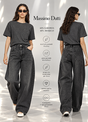 Massimo dutti широкі джинси wyde leg
