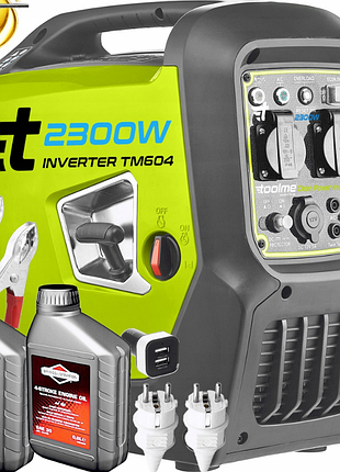 Инверторный генератор 2300вт toolme (польша)