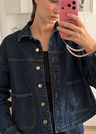 Джинсовий костюм zara 9
