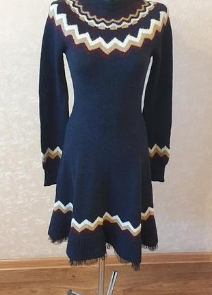В’язана сукня red valentino люкс-бренду з вовною та альпакою