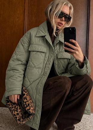 Куртка оверсайз zara