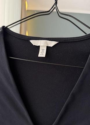 Чорна кофта боді h&m 9