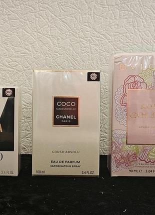 Bvlgari rose goldea limited edition chanel coco mademoiselle crush absolu valentino vendetta donna 100мл