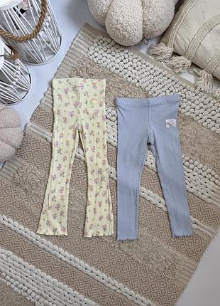 Лосини для дівчаток zara h&m 110см