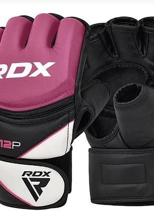 Перчатки для мма и грэпплинга rdx f12 pink (размер l) — оригинал