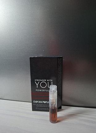 Giorgio armani emporio armani stronger with you powerfully пробник
