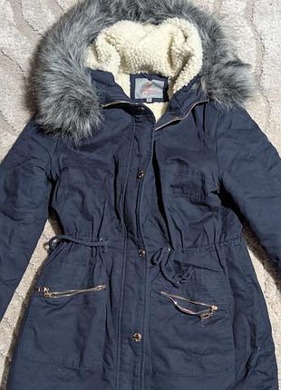 Жіноча зимова парка yizhiqianxiu, синя, 2xl