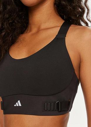 Спортивний бюстгальтер топ adidas fastimpact luxe run iq3359 чорний
