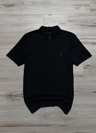 Преміальна футболка поло олсейнтс allsaints reform short sleeve polo, m, оригінал