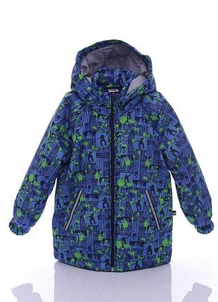 Куртка для мальчика на трикотаже babykroha sport голубая