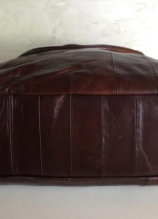 Брендовая кожаная сумка бренд smith & canova6 фото