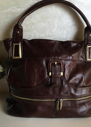 Брендовая кожаная сумка бренд smith & canova1 фото