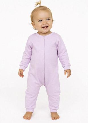 Чоловічок на манжеті інтерлок babykroha фіолетовий